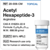 Acetyl Hexapeptide-3 (Argireline) 200mg (Topical)