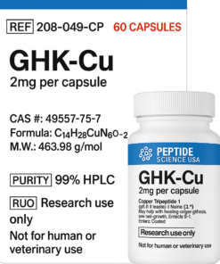 GHK-Cu (2mg x 60 Capsules) (Copper Tripeptide)