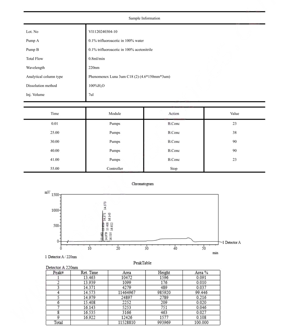 Melanotan 2 (MT2) (3mg x 10 Vials = 30mg) Melanotan 2 (MT2) (3mg x 10 Vials = 30mg)