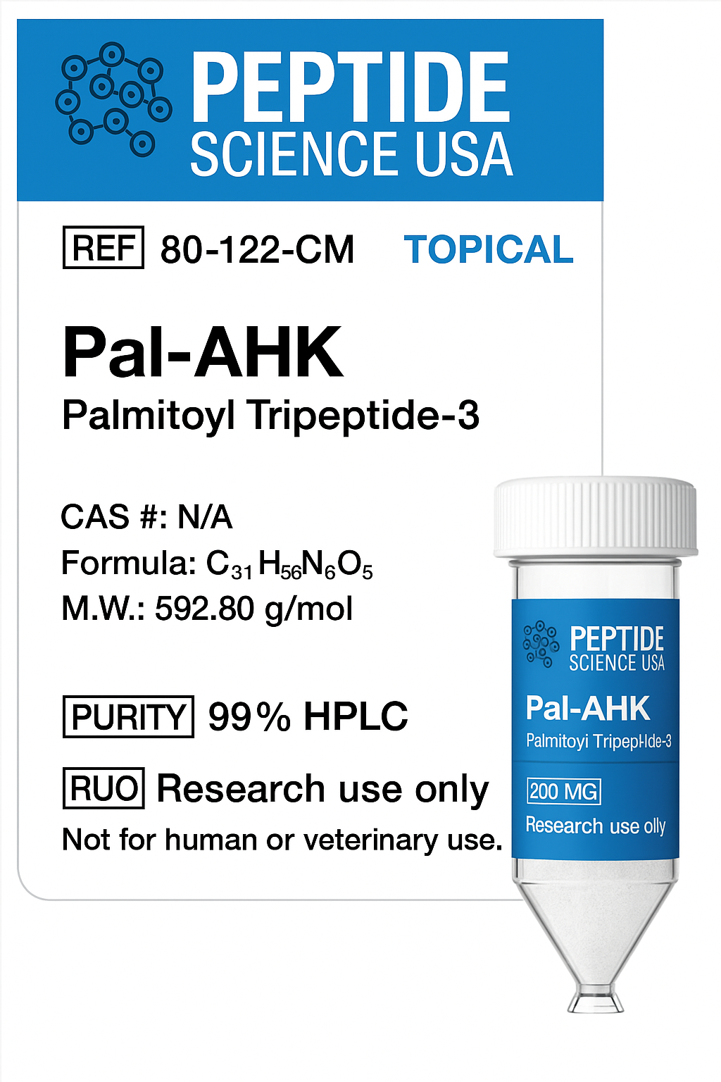 Pal-GHK 200mg (Palmitoyl Tripeptide-1) (Topical) Pal-GHK 200mg (Palmitoyl Tripeptide-1) (Topical)