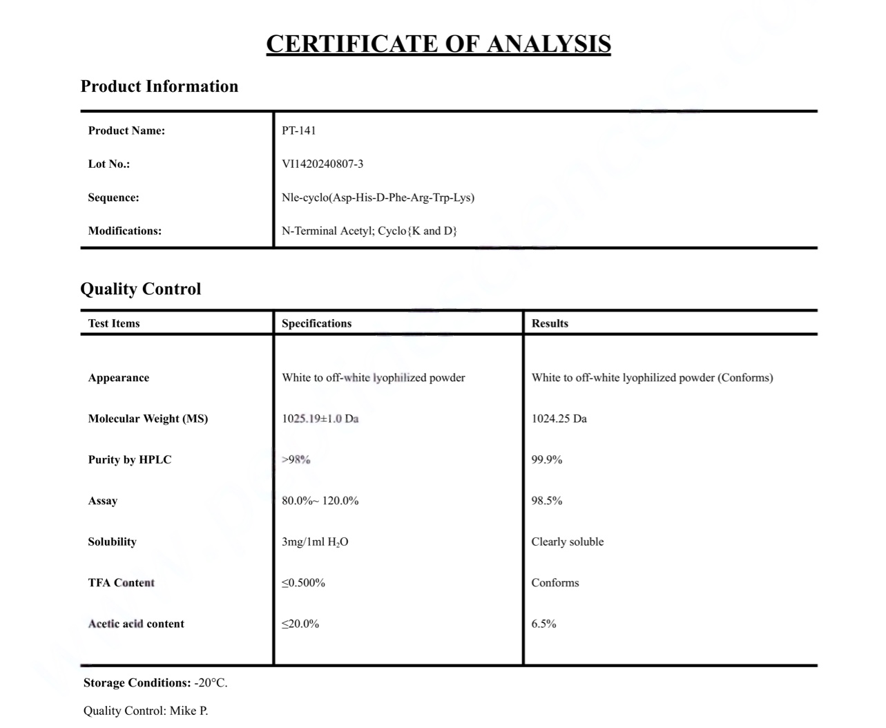 PT-141 (3mg x 10 Vials = 30mg) PT-141 (3mg x 10 Vials = 30mg)