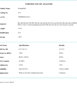 Semaglutide (GLP-1 Analogue) 3mg