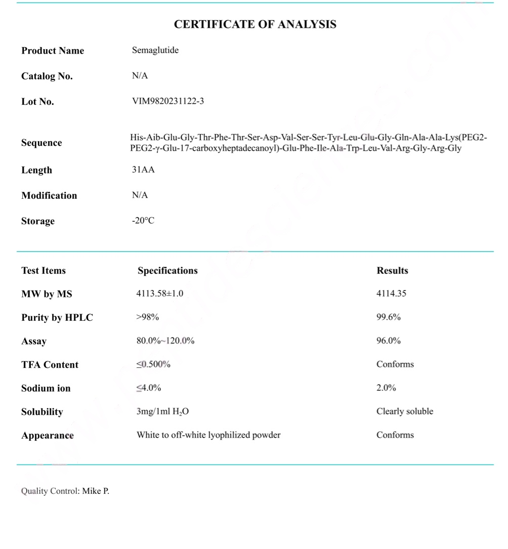 Semaglutide (GLP-1 Analogue) 3mg Semaglutide (GLP-1 Analogue) 3mg