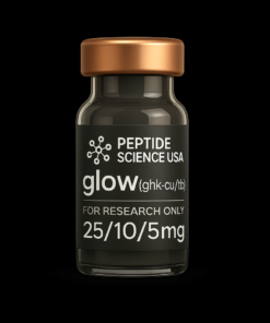 GLOW: GHK-cu 25mg, TB-500 10mg, BPC-157 5mg Blend (Improved formulation)